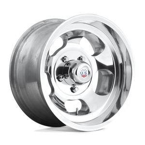US Mag 1PC U101 INDY 5X114.3 15X7 -5 HIGH LUSTER POLISHED