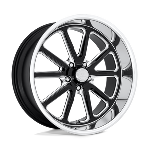 US Mag 1PC U117 RAMBLER 5X120.65 17X8 +1 GLOSS BLACK MILLED