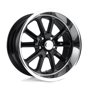 US Mag 1PC U121 RAMBLER 5X114.3 17X7 +1 GLOSS BLACK