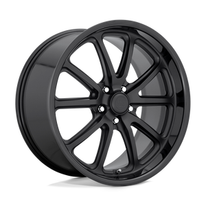 US Mag 1PC U123 RAMBLER 5X120.65 18X8 +1 GLOSS BLACK MATTE BLACK