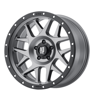 XD XD127 BULLY 5X150 18X9 +18 MATTE GRAY BLACK RING