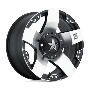XD XD775 ROCKSTAR 5X139.7/5X150 20X8.5 +35 MACHINED FACE WITH MATTE BLACK WINDOWS