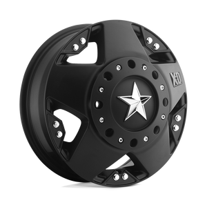 XD XD775 ROCKSTAR 8X165.1 17X6 +111 MATTE BLACK - FRONT