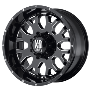 XD XD808 MENACE 5X127 18X9 +0 GLOSS BLACK WITH MILLED ACCENTS