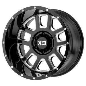 XD XD828 DELTA 6X139.7 22X10 -18 GLOSS BLACK MILLED