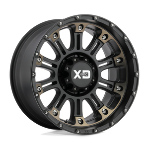 XD XD829 HOSS II 5X139.7 17X9 +18 SATIN BLACK MACHINED DARK TINT