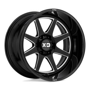 XD XD844 PIKE 5X127 20X9 +18 GLOSS BLACK MILLED
