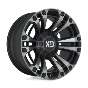 XD XD851 MONSTER 3 8X165.1 20X10 -18 SATIN BLACK WITH GRAY TINT