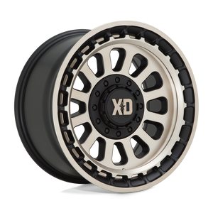 XD XD856 OMEGA BLANK 17X9 -12 SATIN BLACK WITH BRONZE TINT