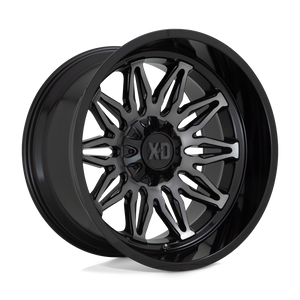 XD XD859 GUNNER 5X127/5X139.7 22X10 -18 GLOSS BLACK MACHINED WITH GRAY TINT