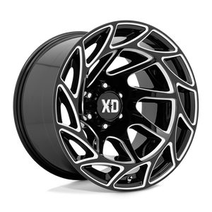 XD XD860 ONSLAUGHT 6X135 20X12 -44 GLOSS BLACK MILLED