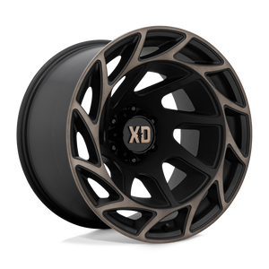 XD XD860 ONSLAUGHT 6X139.7 20X12 -44 SATIN BLACK WITH BRONZE TINT