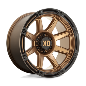 XD XD863 8X170 20X9 +0 MATTE BRONZE WITH BLACK LIP
