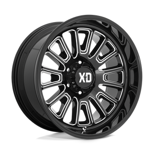 XD XD864 ROVER 8X165.1 24X12 -44 GLOSS BLACK MILLED