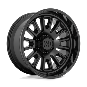 XD XD864 ROVER 5X150 20X9 +18 SATIN BLACK WITH GLOSS BLACK LIP