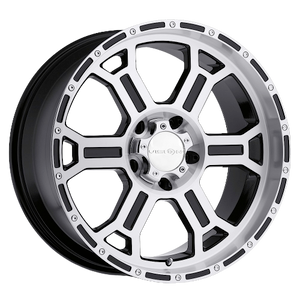 Vision Off-Road 372 Raptor 5x127 17x9-12 Gloss Black Mirror Machined Face and Lip