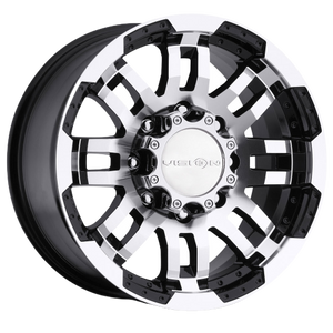 Vision Off-Road 375 Warrior 8x165.1 17x8.5+18 Gloss Black Machined Face