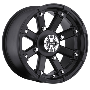 Vision ATV 393 Lock Out 4x156 12x7+2 Matte Black