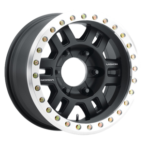 Vision Off-Road 398COMP 6x139.7 16x7+0 Gloss Black Machined Lip