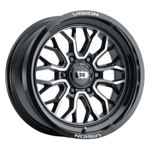 Vision Off-Road 402 Riot 6x139.7 18x9+12 Gloss Black Machined Face