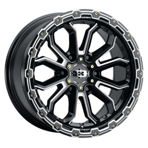 Vision Off-Road 405 Korupt 6x139.7 20x9+0 Gloss Black Milled Spoke