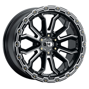 Vision Off-Road 405 Korupt 5x114.3 17x8+30 Gloss Black Milled Spoke