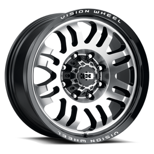 Vision Off-Road 409 Inferno 5x127 20x9.5-18 Gloss Black Machined Face