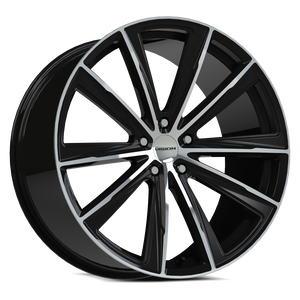 Vision Street-Designs 471 Splinter 5x115 20x10.5+42 Gloss Black Machined Face