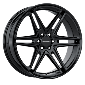 Vision Street-Designs 476 Wedge 5x115 20x9+15 Gloss Black