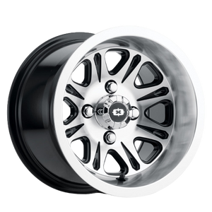 Vision ATV 547 Spirit 4x110 14x7+2 Gloss Black Mirror Machined Face