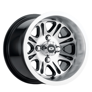 Vision ATV 547 Spirit 4x110 14x8-10 Gloss Black Mirror Machined Face