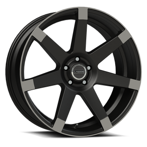 Vision Street-Designs 9042 Sultan 5x139.7 20x9+15 Matte Black w\Anthracite Spoke Ends