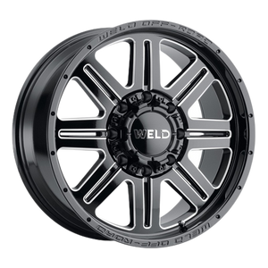 WELD Off-Road Chasm 6x135 22x12 -44 Gloss Black/Milled Windows