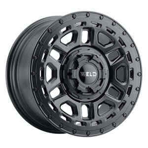 WELD Off-Road Crux 6x135 17x9 -12 Gloss Armor GRAY / Satin Black