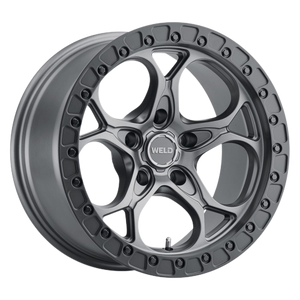 WELD Off-Road Ledge 6x135 18x9 0 Satin Gunmetal / Satin Black