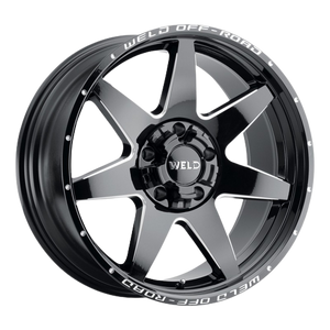 WELD Off-Road Retaliate 5x127 20x12 -44 Gloss Black/Milled