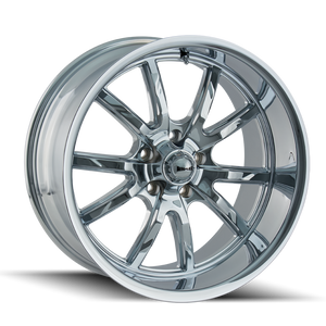 Ridler Type 650 5x120 22x9.5+18 Chrome