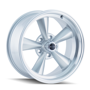 Ridler Type 675 5x114.3 17x7+0 Silver/Machined Lip