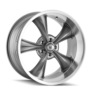 Ridler Type 695 5x114.3 20x8.5+0 Grey/Machined Lip