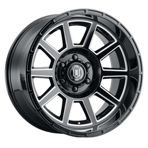 Icon Alloys RECOIL 6x135 20X10-24 Gloss Black/Milled Windows