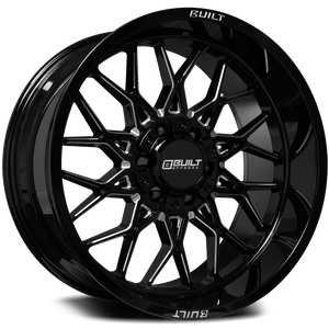 Axe BTO-2 6x135/6x139.7 22X12 -44 GLOSS BLACK MILLED