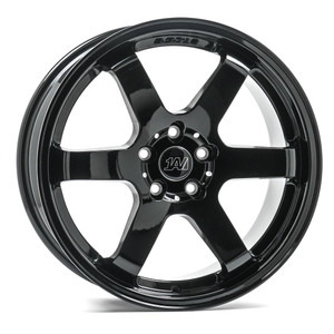 憧れの 18X8.5+40 5x108 ZX6 Axe GLOSS Threepieceus - BLACK ライト・ランタン
