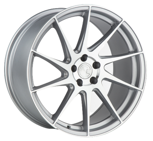 Aodhan AH09 5x108 18x8.5 +35 Gloss Silver Machined Face