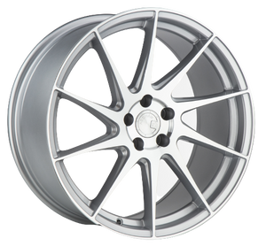 Aodhan AH09 5x114.3 18x8.5 +35 Gloss Silver Machined Face