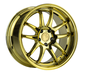 Aodhan DS02 5X100 18x9.5+35 Gold Vacuum