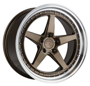 Aodhan DS05 5x114.3 19x11+22 Bronze w/Machined Lip