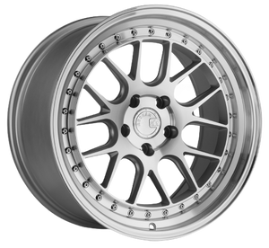 Aodhan DS06 5x114.3 18x9.5+22 Silver w/Machined Face