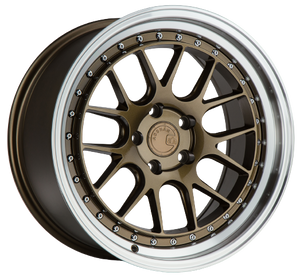 Aodhan DS06 5x114.3 18x10.5+22 Bronze w/Machined Lip
