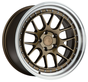 Aodhan DS06 5x114.3 19x9.5+22 Bronze w/Machined Lip