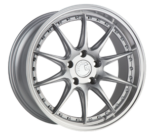 Aodhan DS07 5x114.3 19x9.5+22 Silver w/Machined Face